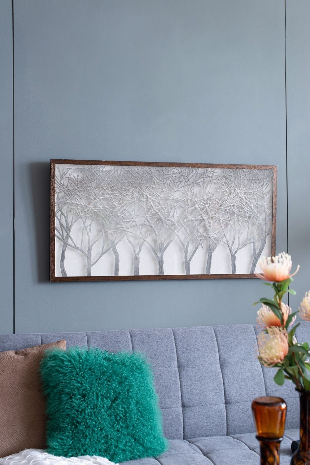39.4x1.2x19.7" Shadow Box Wall Decor, Home Decor for Living Room Kitchen Foyer Office