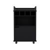 Bar Cart Kinsley, Living Room, Black
