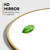 38"*26"Aluminum alloy fine-edged right-angle arched gold wall mirror Decorative Bathroom Mirror with Elegant Scalloped Design (Set of 2)