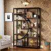 Freestanding Bookshelf, Etagere Bookcase with 9 Open Shelves