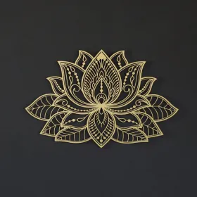CIFbuy Zen Mandala Lotus Aluminum Wall Art Holiday Gift Home Decor(TikTok, Temu Pick-up Service) (Option: defaulttitle)