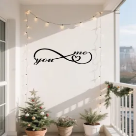 CIFbuy Custom Gothic Iron Wall Art Personalized Dark Romance Sign For Couples Home Decor(TikTok, Temu Pick-up Service) (Option: defaulttitle)