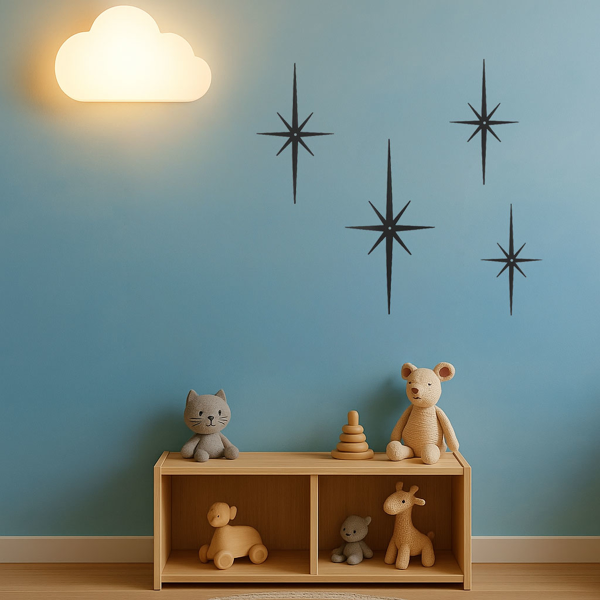 CIFbuy Medieval Octagonal Star Wall Art Gothic Home Decor Easy Install Iron Metal Wall Hanging (TikTok, Temu Pick-up Service) (Option: defaulttitle)