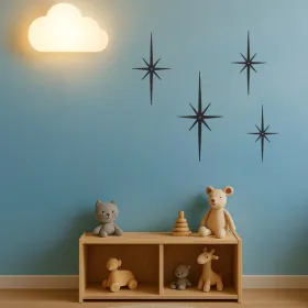 CIFbuy Medieval Octagonal Star Wall Art Gothic Home Decor Easy Install Iron Metal Wall Hanging (TikTok, Temu Pick-up Service) (Option: defaulttitle)