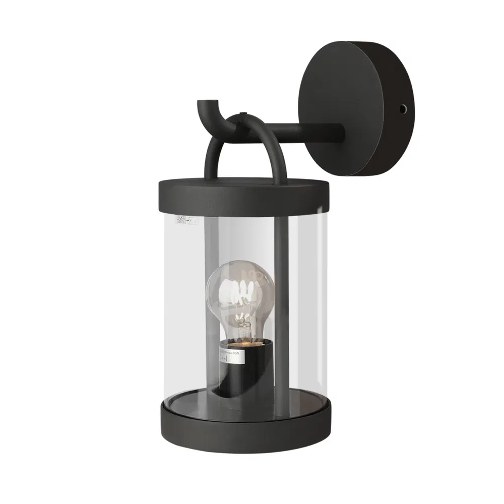 Inowel Lights Wall Light Outdoor Lantern E26 Bulb (Not Include) Wall Mount Hang Lamp Wall Sconce Lighting 32335 (Option: Grey)