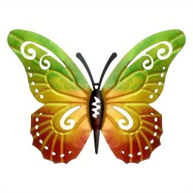 1pc/3pc, Vintage Iron Butterfly, Home Garden Themed Welcome Sign, Front Door Hanging Decor, Celebration Decor (style: Model B)